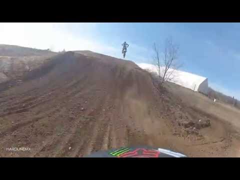 Casey Hultgren Staples (First Ride of 2014 - Open Practice 4/9/14) GoPro - HardlineMX