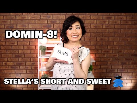 Sum8 - Stella's Short and Sweet. Board Game Preview.