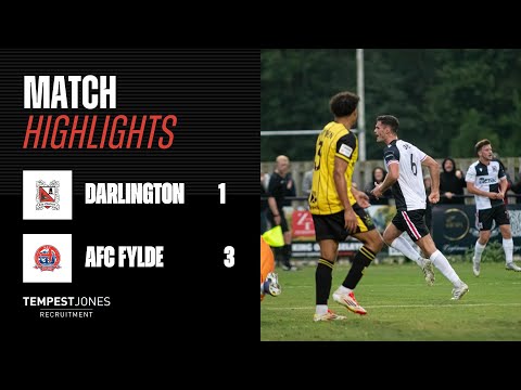 Highlights: Darlington 1-3 AFC Fylde
