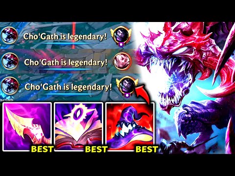 CHOGATH TOP BUT I 1V5 WITH 1K+ AP AND 6.1K HEALTH (UNFAIR🤣) - 2025 Chogath TOP Gameplay Guide