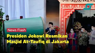 Resmikan Masjid At-Taufiq, Jokowi Kenang Taufiq Kiemas sebagai Tokoh Pemersatu Bangsa