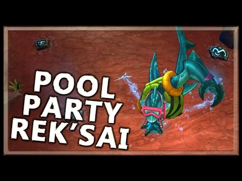 Pool Party Rek'Sai - Skin Spotlight - League of Legends