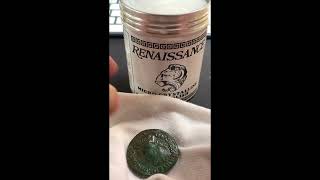 Try Renaissance Wax with an Ancient Bronze Coin