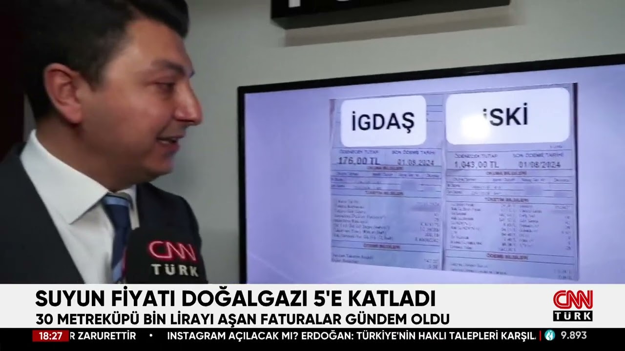 Suyun Fiyatı Doğalgazı 5'e Katladı! Bin Lirayı Aşan Faturalar Gündem Oldu