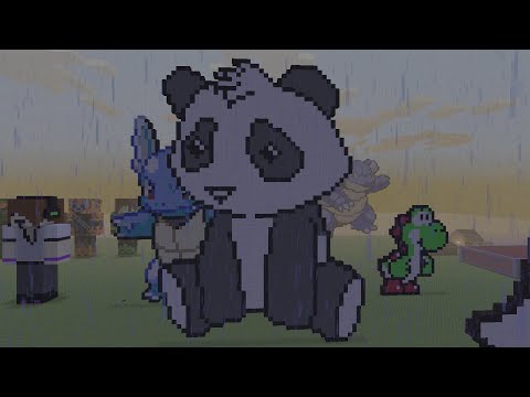 xbox 360 minecraft how to build a pixel art of a panda