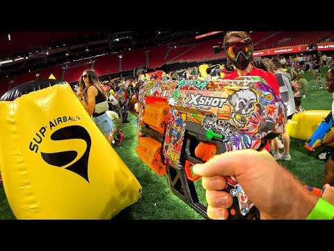 CRAZIEST NERF BATTLE EVER! With over 2000 People!