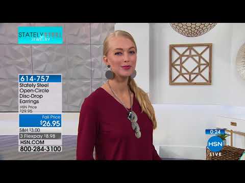 HSN | Stately Steel Jewelry 08.19.2018 - 04 AM