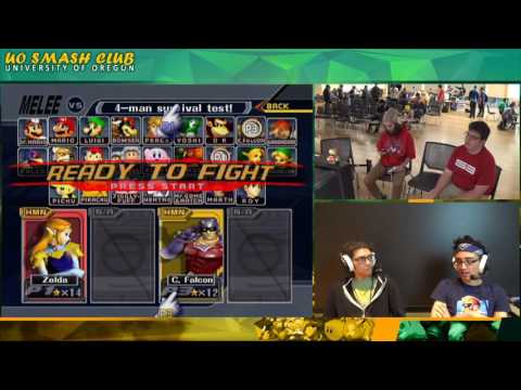 UO | SilentKnight (Sheik) vs. Rhombus (Falcon) | SSBM Pool B2 | CIGADI