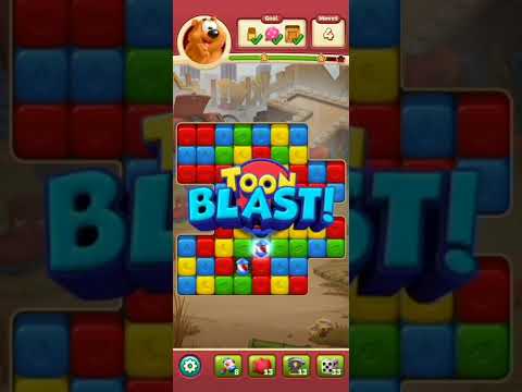 Toon Blast Level 7586 7587 7588 7589 7590 🏃🏃🚁one lvl used free 5moves👍🚀🚀