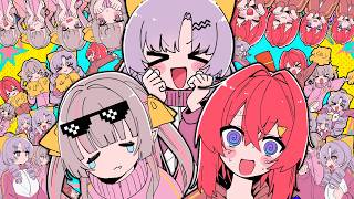 テレパシ歌ってみた / アンジュ・カトリーナ × 壱百満天原サロメ × 魔界ノりりむ のサムネイル