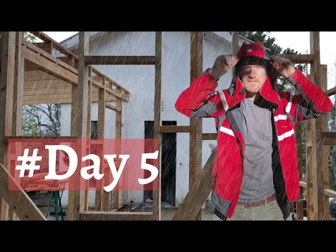 7 days Renovating our Stone House in The Rain