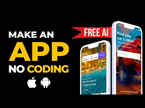 How To Create Free Mobile APP Without Coding ( Android & iOS )🔥
