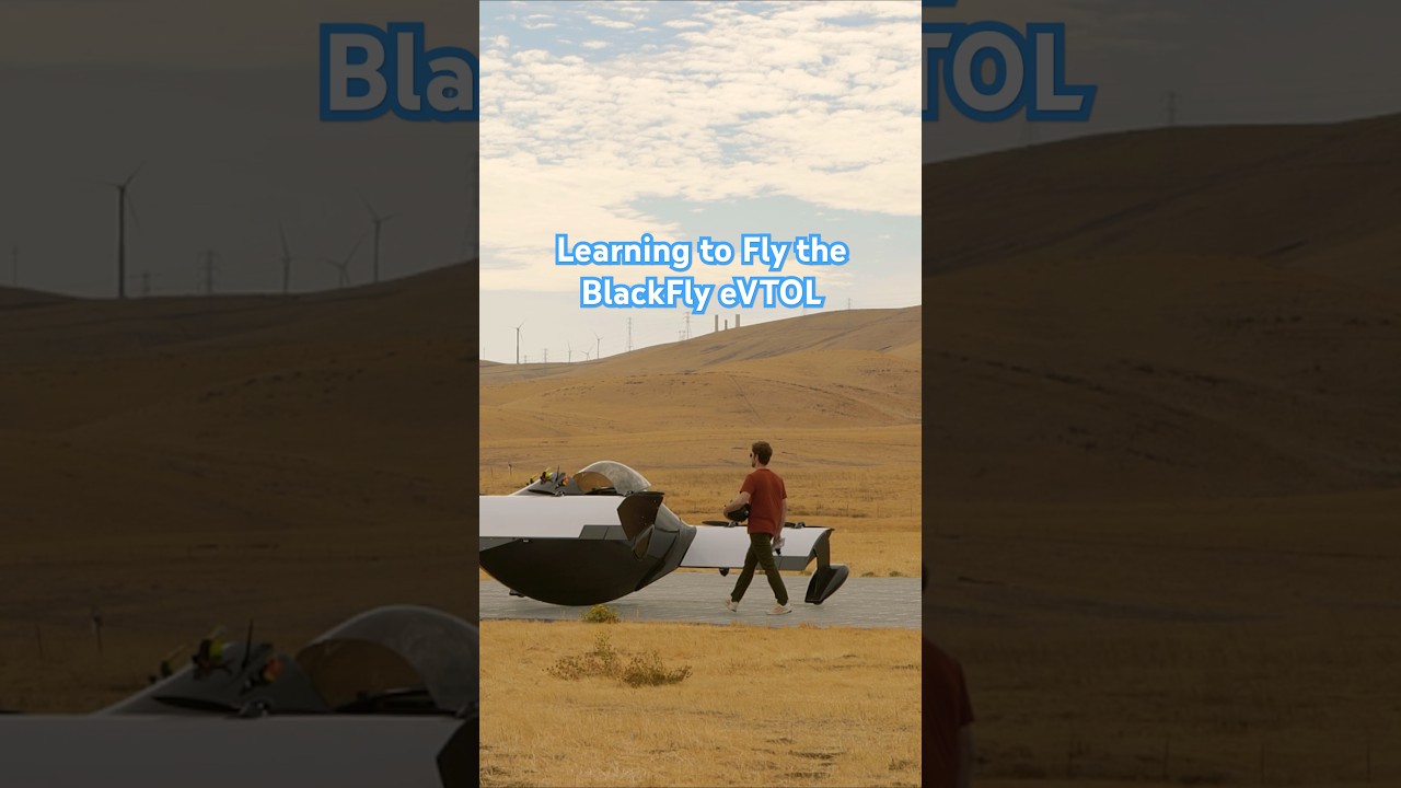 Learning to Fly the BlackFly eVTOL