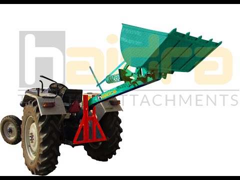 Tractor back loader rear loader, for agriculture, loader buc...