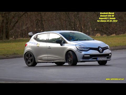 Kosiński Marek - Renault Clio RS - SuperOES 2 Runda Tor Kielce 25-02-2023