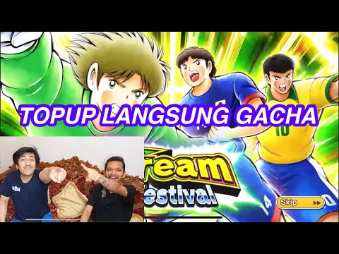 DUO REPIEW GACHA BARENG. DENSUR FINALLY GACHAIN GUE NII. LANGSUNG TOPUP. CAPTAIN TSUBASA DREAM TEAM
