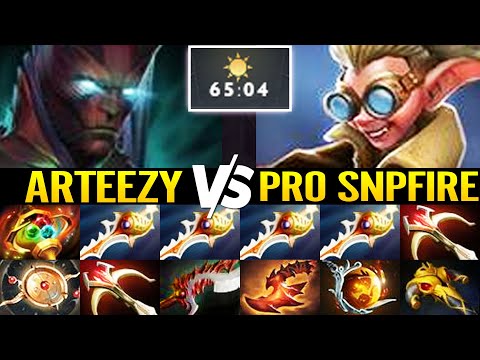 ARTEEZY Terrorblade vs Pro Snapfire - Battle Of Divine Rapier Apex Most CRAZY Late Game 7.29c Dota 2