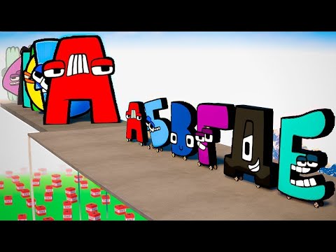 Alphabet Lore CARS VS ENGLISH Alphabet Lore Walls A-Z TEARDOWN