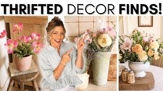 THRIFTING MY SPRING DECOR: DIY Home Decor Ideas & High-End Thrift Finds on a Budget
