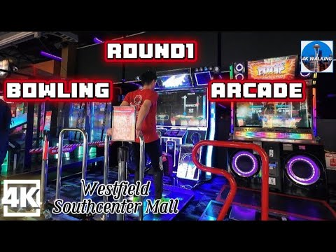 Japanese 🇺🇸 ROUND1 Bowling & Arcade at Westfield Southcenter Mall in Tukwila Washington.