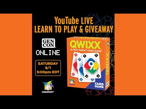 Learn to Play - Qwixx The Card Game | Gamewright @ Gen Con Online 2020
