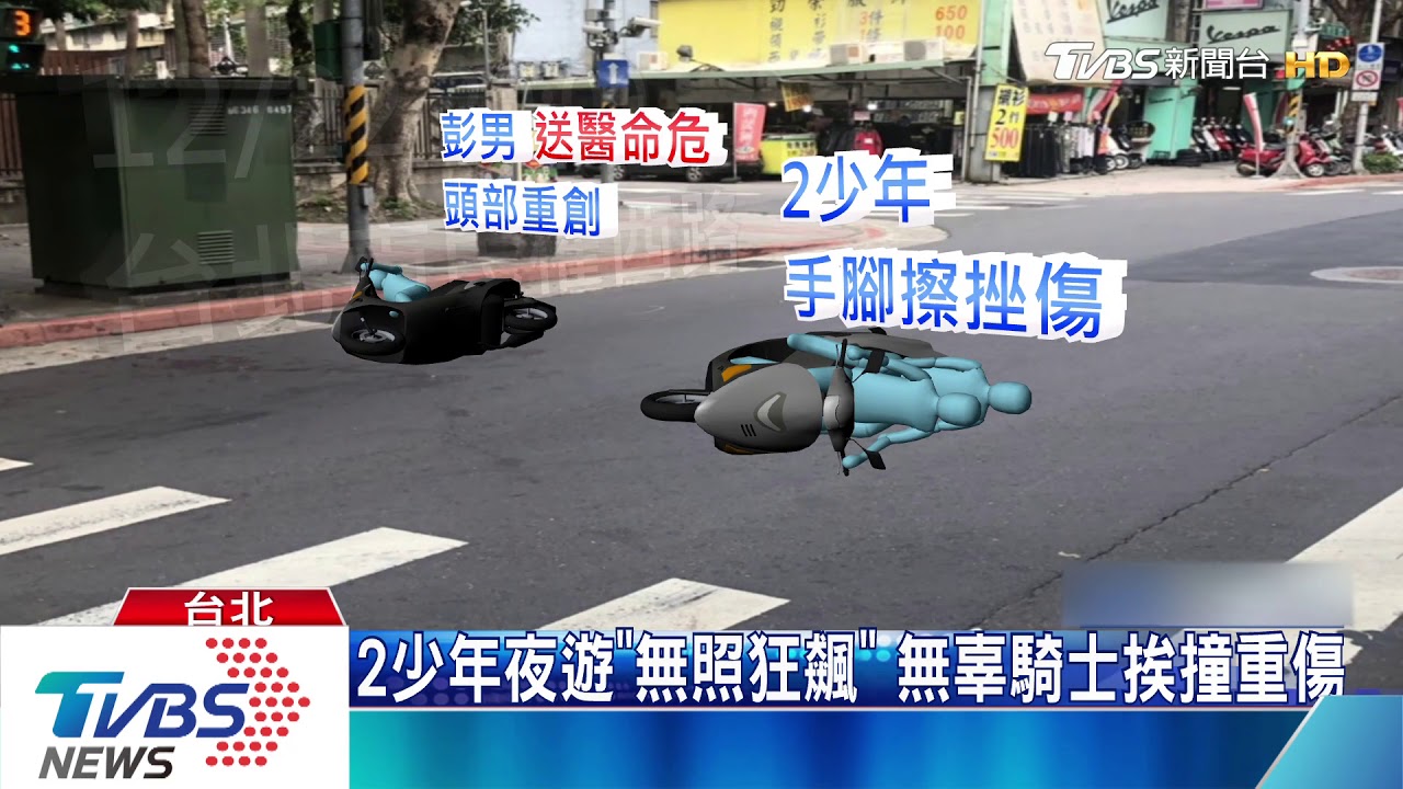 無照偷騎車!17歲少年釀擦撞 6旬男命危