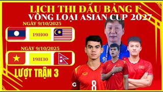 ASIAN CUP 2027 MATCH SCHEDULE GROUP F VIETNAM MEETS NEPAL