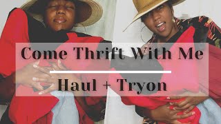 COME THRIFT WITH ME⎮Haul + Try-On #2