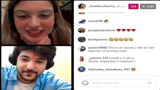 Shivin Narang and Tunisha Sharma INSTA LIVE Conversation️ INTERNET WALA LOVE ️ video