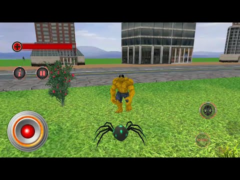 Flying Multi Spider Vs Monster Hulk, Stone Giant Hero, Batman - SPider Hero City Rescue - GamePlay