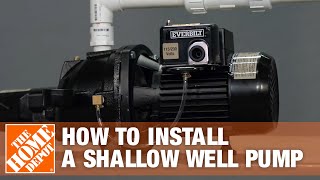Shallow Well Pump | Everbilt Jet Well Pump Installation | The Home Depot