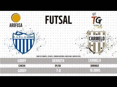 ⚽ [AROFUSA 2026 | Fecha 02] Carmelo SC vs Godoy "A" | Partido Completo | 09-08-2026