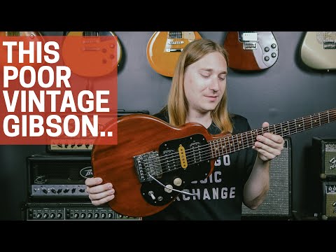Gibson Melody Maker MOD 1964 Stained Mahogany Refinish Kahler Tremolo w/ Bag image 22