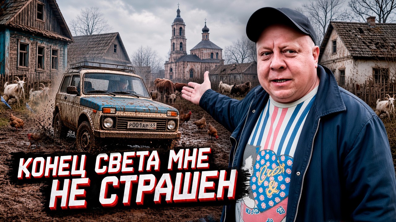 Нашли отшельника в заброшенной деревне. Большое путешествие по забытым мест