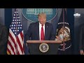 President Trump Holds a Press Briefing thumbnail 1