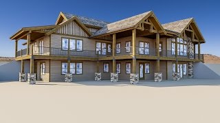 preview picture of video 'Proposed Ranch Timber Accented Home | Interior 3d Rendering DRAFT'