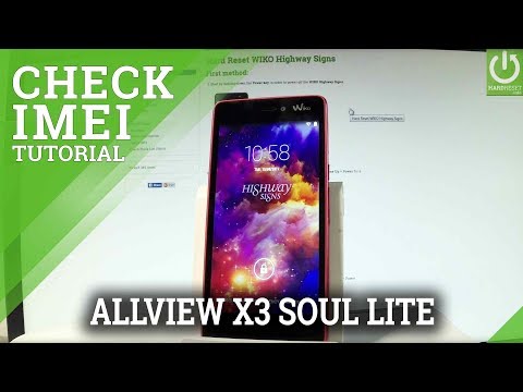 How to Check IMEI on ALLVIEW X3 Soul Lite - IMEI Information