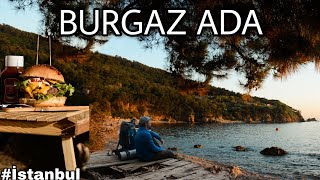 Madam Martha Koyu Kamp Alanı - İSTANBUL BURGAZ ADA - Doğada Hamburger Yapımı - #İstanbulKampAlanları