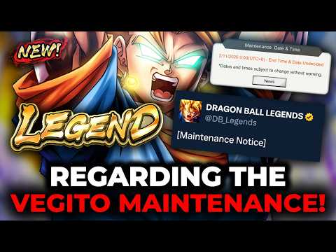 When Will It END?! LEGEND Rarity Super Vegito & EXTENDED Maintenance! (Dragon Ball Legends)