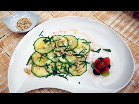 Receta de carpaccio de calabacín - Karlos Arguiñano