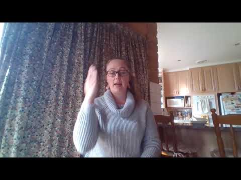 How to Sign Each Month in Auslan