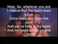 titanic my heart will go on lyrics by x pac jtx f5 ...