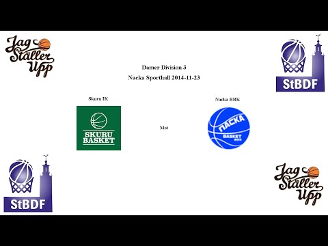 Skuru IK (Dam B-lag) mot Nacka BBK - 2014-11-23