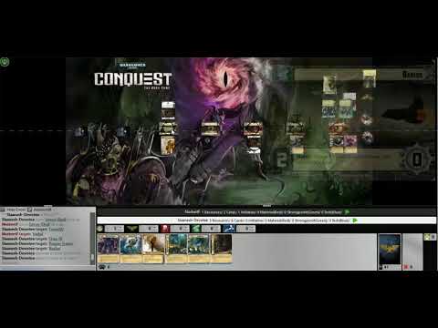 40k Conquest on OCTGN - Chapter Champion Varn vs Nazdreg