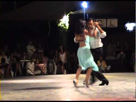  El Indio  and  Sofia Saborido  are  dancing  at  Catania Tango Festival  in  2007