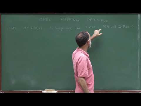 Doctorate program: Functional Analysis - Lecture 30: Open map principle.