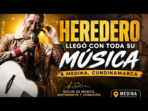 HEREDERO llegó con toda su música a Medina, Cundinamarca