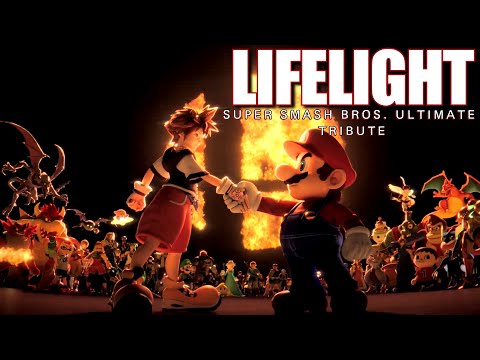 Smash Bros. Ultimate Tribute l LifeLight with All DLC Trailers.