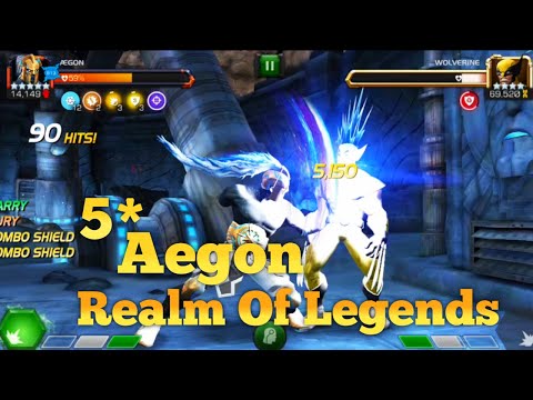 5 Star Aegon | Realm Of Legends (ROL) Full Fight - Marvel Contest Of Champions #IshvalanGaming