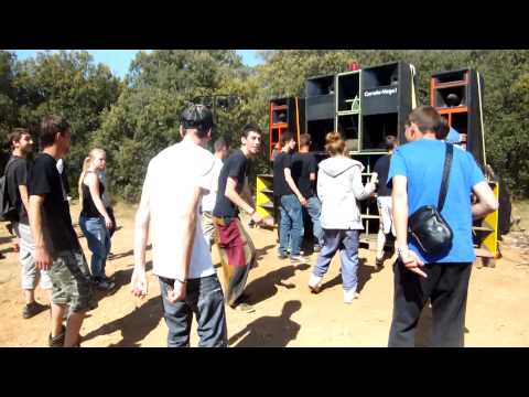 Hardtek sous tipi / live FFTK 18/05/2014